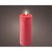 LED Candle Lumineo Red Ø 7 x 19 cm Rustic (AAA) - Декорация и Осветление<<<Дом Градина<<<BigBuy&&&LED