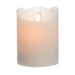 LED Candle Lumineo White Ø 7,5 x 10 cm (AA) - Декорация и Осветление<<<Дом Градина<<<BigBuy&&&LED