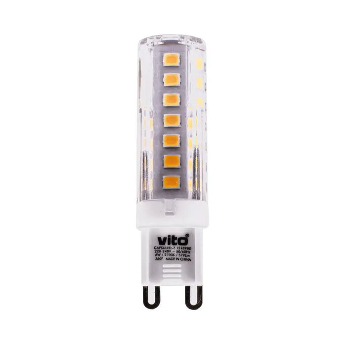 LED CAPSULE G9 6W 2700K 579LM VITO - Led крушки<<<Електрически крушки<<<Осветление<<<Praktiker