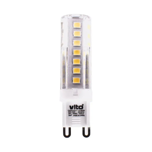 LED CAPSULE G9 6W 4000K 593LM VITO - Led крушки<<<Електрически крушки<<<Осветление<<<Praktiker
