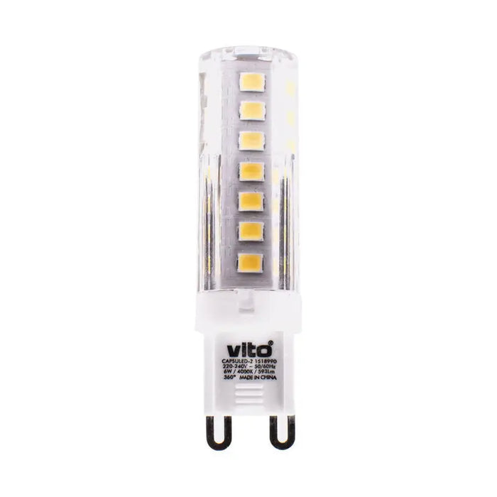 LED CAPSULE G9 6W 4000K 593LM VITO - Led крушки<<<Електрически крушки<<<Осветление<<<Praktiker