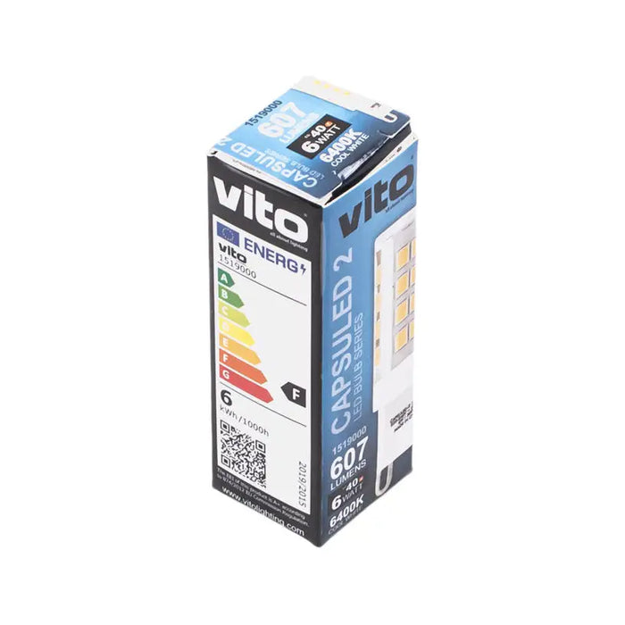 LED CAPSULE G9 6W 6400K 607LM VITO - Led крушки<<<Електрически крушки<<<Осветление<<<Praktiker