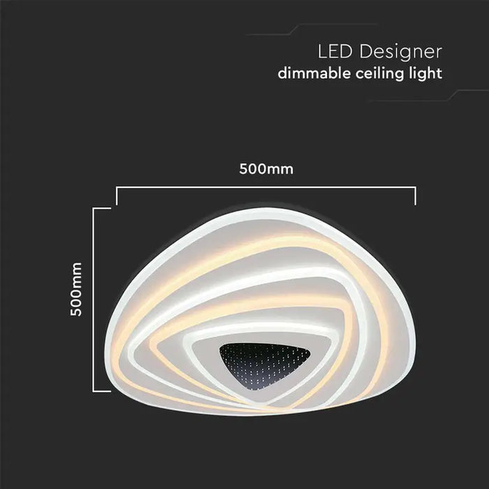 LED CEILING LAMP 120W 3000-6500K Ф50 DIMMABLE V-TAC - LED плафони<<<Вътрешно осветление<<<Осветление<<<Praktiker