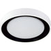 LED CEILING LAMP 12W 4000K Ф26CM WHITE/BLACK INTO VIDA - LED плафони<<<Вътрешно