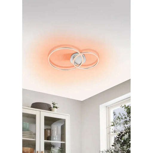 LED CEILING RGB AND CCT WHITE EGLO PALMAVES 3 - LED плафони<<<Вътрешно осветление<<<Осветление<<<Praktiker