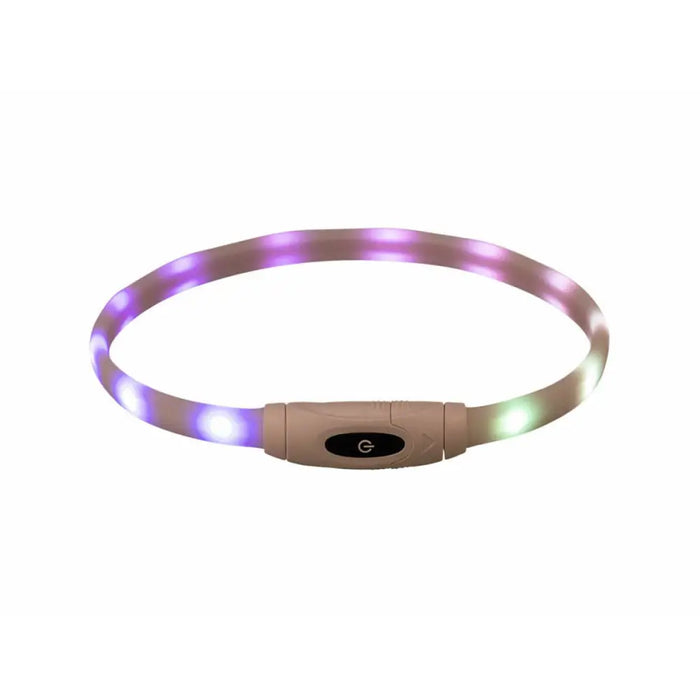 LED Collar for Pets Trixie Multicolour Silicone Plastic - Домашни Животни<<<Дом Градина<<<BigBuy&&&Пътуване и