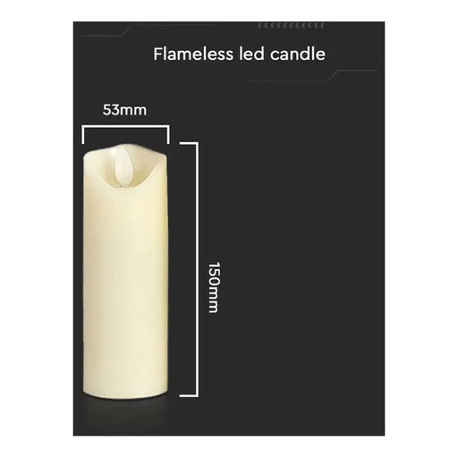 LED DECORATIVE CANDLE ON BATTERIES 15CM V-TAC - Детски лампи<<<Вътрешно осветление<<<Осветление<<<Praktiker&&&Детски