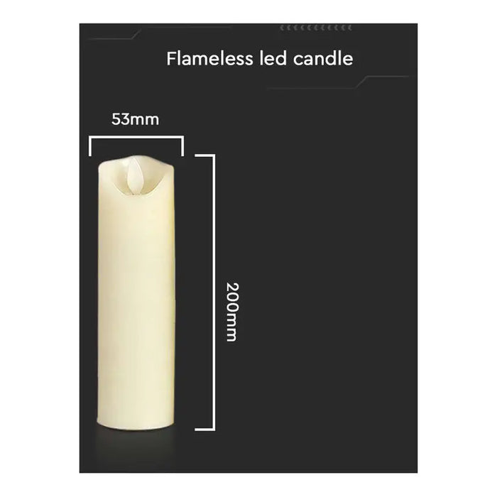 LED DECORATIVE CANDLE ON BATTERIES 20CM V-TAC - Детски лампи<<<Вътрешно осветление<<<Осветление<<<Praktiker&&&Детски