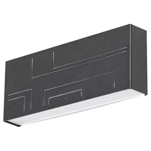 LED FACADE FIXTURE 12W 4000K BLACK IP65 RABALUX MARIBOR - Фасадни тела<<<Външно