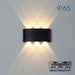 LED FACADE FIXTURE 6W 3000-6400K IP65 BLACK VIVALUX ARUBA - Фасадни тела<<<Външно
