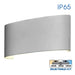 LED FACADE FIXTURE 6W 3000-6400K IP65 WHITE VIVALUX ARUBA - Фасадни тела<<<Външно
