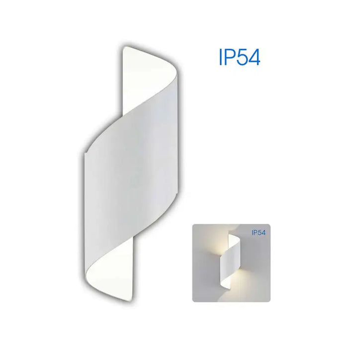 LED FACADE FIXTURE BI-DIRECTIONAL 4000K WHITE VIVALUX APOLLO - Фасадни тела<<<Външно