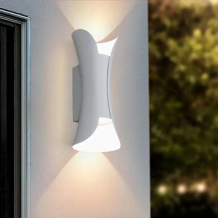 LED FACADE LUMINAIRET 10W 3000-6400K IP65 WHITE VIVALUX BOSTON - Фасадни тела<<<Външно