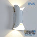 LED FACADE LUMINAIRET 10W 3000-6400K IP65 WHITE VIVALUX BOSTON - Фасадни тела<<<Външно