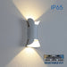 LED FACADE LUMINAIRET 10W 3000-6400K IP65 WHITE VIVALUX BOSTON - Фасадни тела<<<Външно