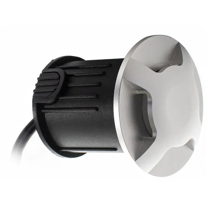 LED FIXTURE FOR BUILDING IN THE GROUND 24V 3W 6000K IP67 Ф60 SILVER LIGHTEX NITRO 3L - Градинско осветление<<<Градинско