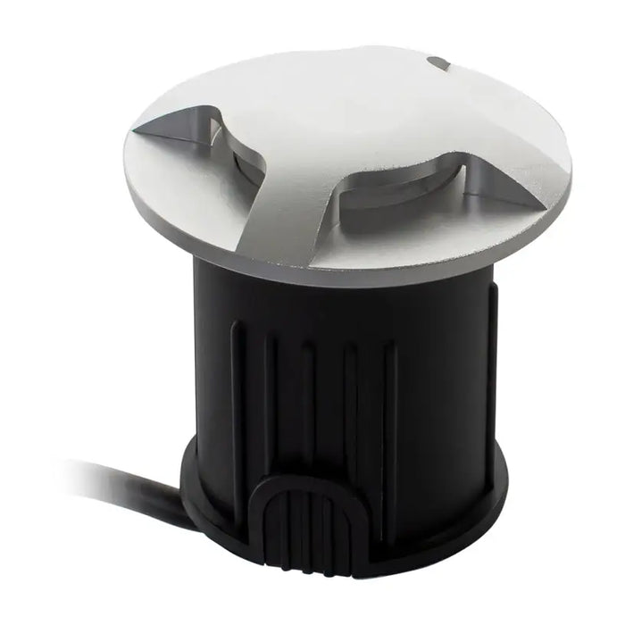 LED FIXTURE FOR BUILDING IN THE GROUND 24V 3W 6000K IP67 Ф60 SILVER LIGHTEX NITRO 3L - Градинско осветление<<<Градинско