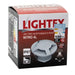 LED FIXTURE FOR BUILDING IN THE GROUND 24V 3W 6000K IP67 Ф60 SILVER LIGHTEX NITRO 3L - Градинско осветление<<<Градинско