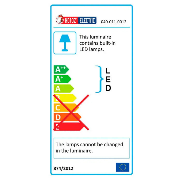 LED FLUID FOR BATHROOM 12W 4200K IP45 CYLINDER HOROZ SUMRU-12 - Осветители за баня<<<Вътрешно