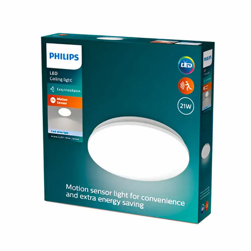 LED Flush-fitting ceiling light Philips acuna 21W White Metal (4000 K) - Декорация и Осветление<<<Дом