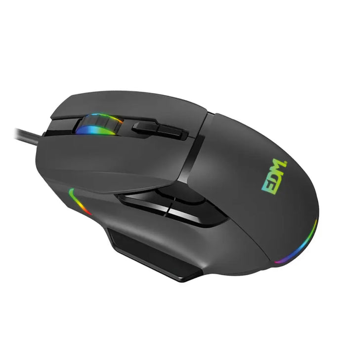 LED Gaming Mouse EDM 07753 for players Black 7200 dpi - Компютър Игри<<<Компютри| Електроника<<<BigBuy&&&Гейминг Мишка