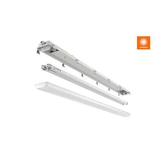 LED LAMP DAMP PROOF HOUSING E IP65 1200 E 2XLAMP MT IP65 LEDVANCE - Диодни тела индустриални<<<Източници на