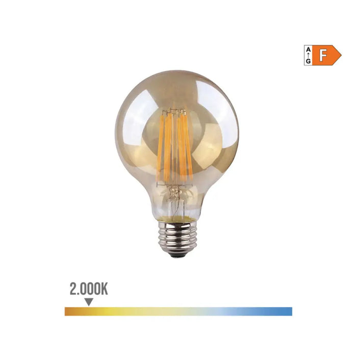 LED lamp EDM 98626 F 8 W 55 W E27 720 Lm Ø 8 x 12 cm Vintage (2000 K) - Декорация и Осветление<<<Дом