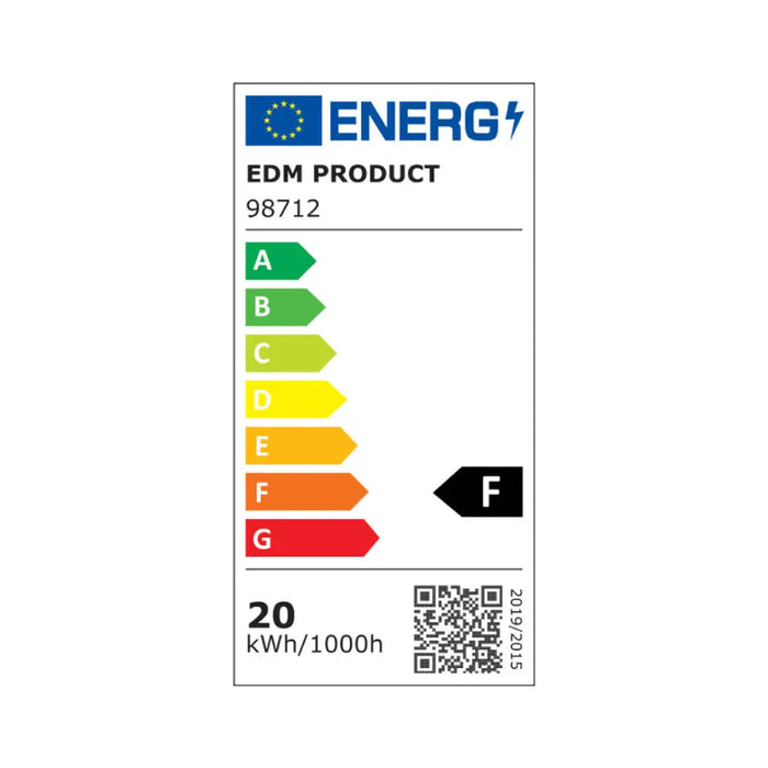 LED lamp EDM 98712 F 20 W 180 W E27 2100 Lm Ø 6,5 x 12,4 cm Ø 5,9 x 11 cm (4000 K) - Декорация и Осветление<<<Дом