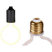LED lamp Gift Decor White 4 W E27 9,3 x 13,5 x 3 cm Ball 12 Units (2700 K) - Декорация и Осветление<<<Дом