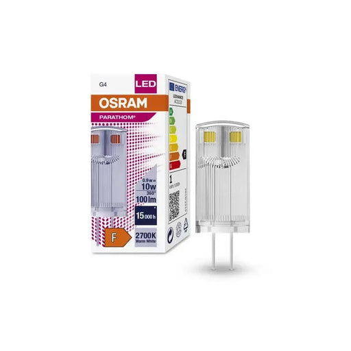 LED LAMP PARATHOM LED PIN G4 CL 10 0.9W/827 20x1 LEDVANCE - Диодни лампи за бита<<<Източници на светлина<<<AmperelB2B