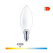 LED lamp Philips Candle White F 40 W 4,3 W E14 470 lm 3,5 x 9,7 cm (4000 K) - Декорация и Осветление<<<Дом