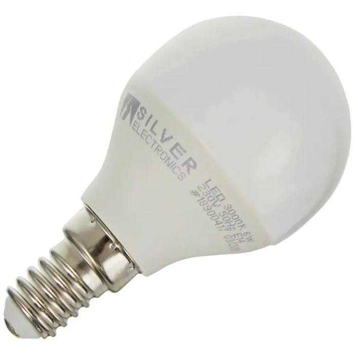 LED lamp Silver Electronics ESFERICA PEQUE White 6 W E14 960 lm (3000 K) - Декорация и Осветление<<<Дом