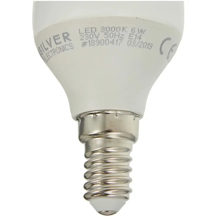 LED lamp Silver Electronics ESFERICA PEQUE White 6 W E14 960 lm (3000 K) - Декорация и Осветление<<<Дом