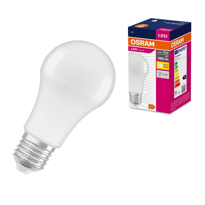LED LAMP VALUE CLA75 1055lm/827 E27 LEDVANCE - Диодни лампи за бита<<<Източници на светлина<<<AmperelB2B