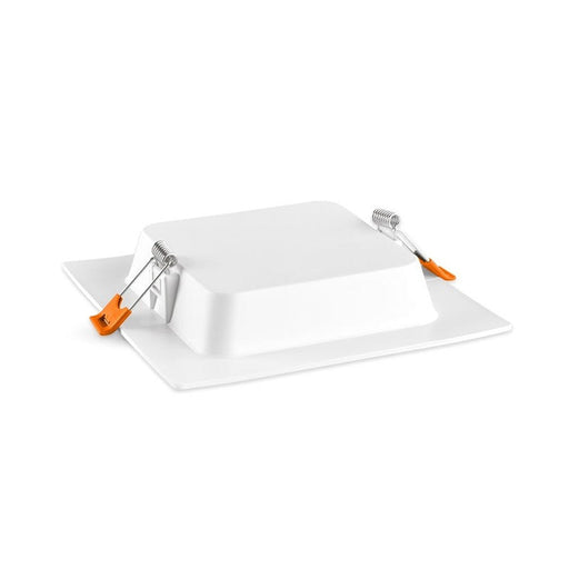LED LAMP VLE-DLBS-124 DOWNLIGHT SQ 12W/4K/WH VIDEX - Диодни тела за бита<<<Източници на светлина<<<AmperelB2B