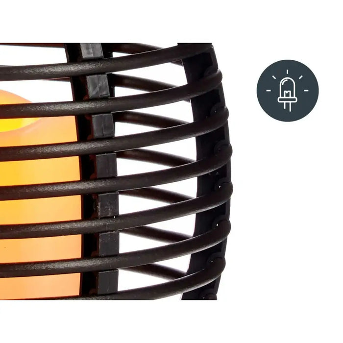 LED Lantern Ibergarden Dark grey Plastic 16 x 20 x 16 cm (9Units) - Декорация и Осветление<<<Дом