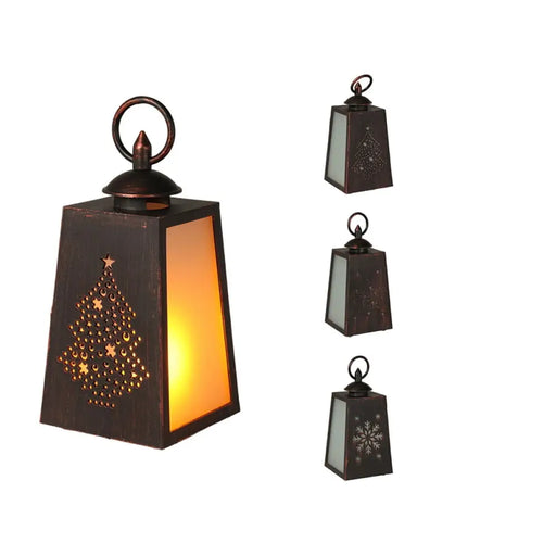 LED Lantern Lifetime 10 x 19 cm Flame effect - Декорация и Осветление<<<Дом Градина<<<BigBuy&&&Коледни