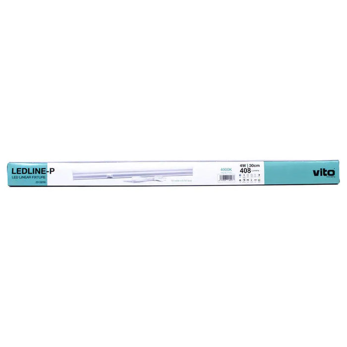LED LINE FLUMINUM 4W 4000K 31CM WITH KEY AND CABLE WITH PLUG VITO LEDLINE-P - Линейни осветителни тела<<<Външно
