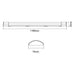 LED LINEAR FLUID 36W 4000K 3672LM 120CM VITO FIT-A - Линейни осветителни тела<<<Външно
