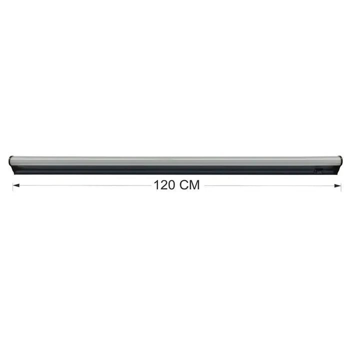 LED LINEAR T5 18W 6000K 120CM WITH KEY BLACK D-IL - Линейни осветителни тела<<<Външно