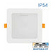 LED MOON 12W 3000K-4000K-6400K IP54 SQUARE FOR BUILT-IN VIVALUX KAPI - Луни<<<Вътрешно