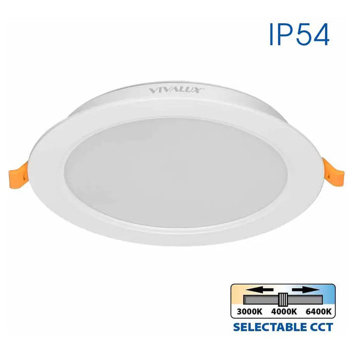 LED MOON 18W 3000K-4000K-6400K IP54 CIRCLE FOR BUILT-IN VIVALUX VERA - Луни<<<Вътрешно