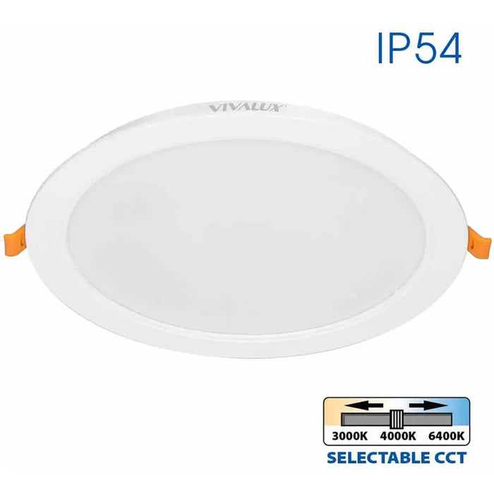 LED MOON 24W 3000K-4000K-6400K IP54 CIRCLE FOR BUILT-IN VIVALUX VERA - Луни<<<Вътрешно