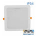 LED MOON 24W 3000K-4000K-6400K IP54 SQUARE FOR BUILT-IN VIVALUX KAPI - Луни<<<Вътрешно