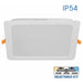 LED MOON 24W 3000K-4000K-6400K IP54 SQUARE FOR BUILT-IN VIVALUX KAPI - Луни<<<Вътрешно
