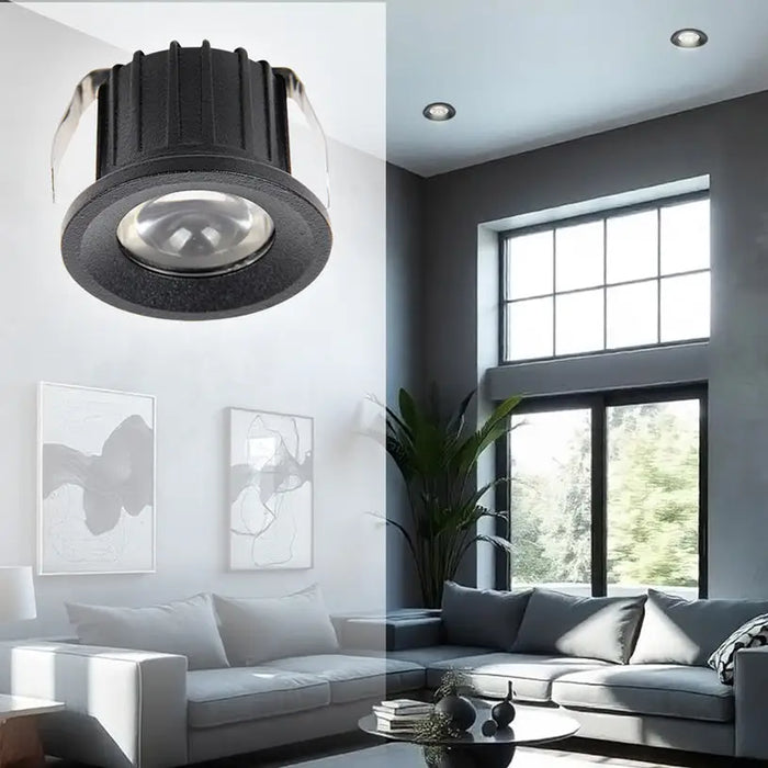 LED MOON 3W CL 4000K 230V BLACK VIVALUX OMIX - Луни<<<Вътрешно осветление<<<Осветление<<<Praktiker&&&Луни<<<Вътрешно
