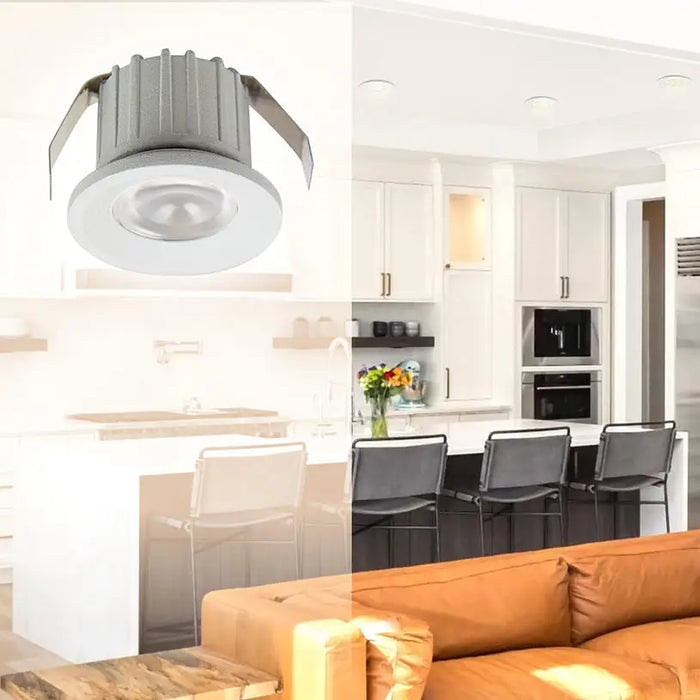 LED MOON 3W CL 4000K 230V WHITE VIVALUX OMIX - Луни<<<Вътрешно осветление<<<Осветление<<<Praktiker&&&Луни<<<Вътрешно