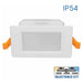 LED MOON 5W 3000K-4000K-6400K IP54 SQUARE FOR BUILT-IN VIVALUX KAPI - Луни<<<Вътрешно