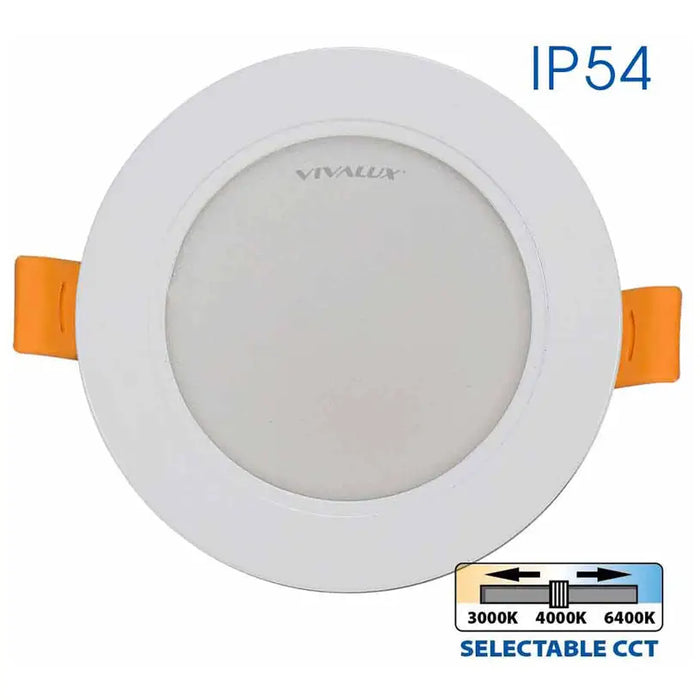 LED MOON 9W 3000K-4000K-6400K IP54 CIRCLE FOR BUILT-IN VIVALUX VERA - Луни<<<Вътрешно
