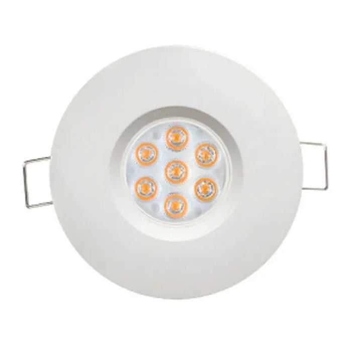 LED MOON CIRCLE 6.5W 600LM 4200K IP44 WHITE ULTRALUX - Луни<<<Вътрешно